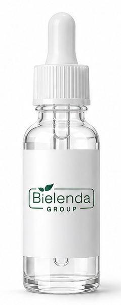 Szklana ampułka z gumową pipetą
